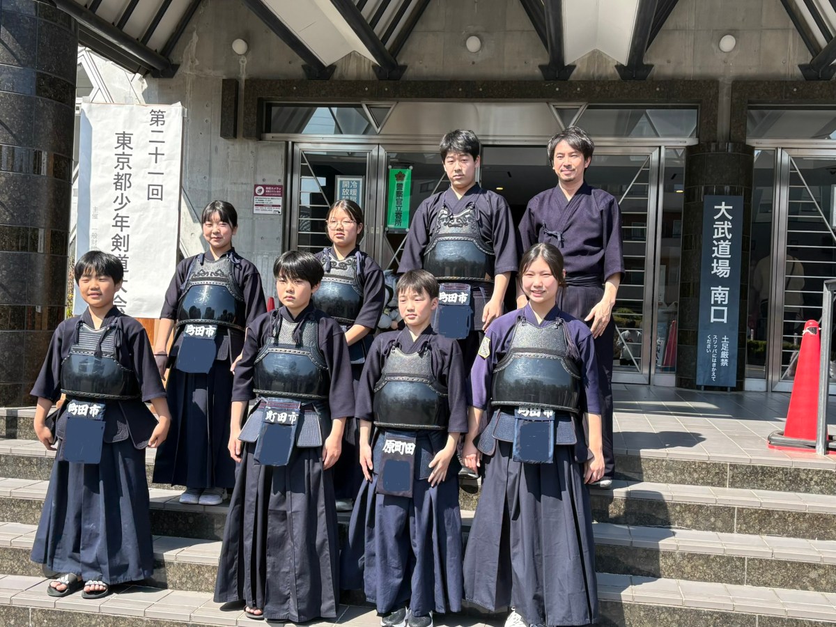 東京都少年剣道大会に、4名の会員が町田市代表として出場しました。(3/21@東京武道館)